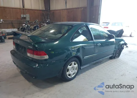 2000 Honda Civic Ex z USA, uszkodzony, nr VIN 1HGEJ8243YL044457
